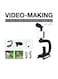 EasyLife Portable Video Making U And C Shape Handheld Bracket Stabilizer Kit