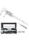 EasyLife Digital Caliper Measuring Tool, Stainlee Steel Vernier Caliper With Large LCD Screen, Easy Switch from Inch Metric Fraction, 0-6 Inch/150mm Caliper Measuring Tool For DIY/Household