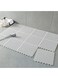 EasyLife 12 Pieces Rubber Flooring Interlocking Soft PVC Non-Slip Tile Splicing Waterproof Mat