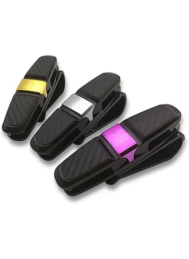 EasyLife 3-Piece Sunglasses Holder Eyeglasses Hanger Clip Mount For Cars