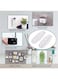EasyLife 4 Pieces Power Strip Holder Wall Mount Self Adhesive