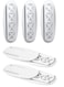 EasyLife 4 Pieces Power Strip Holder Wall Mount Self Adhesive