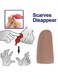 EasyLife Magic Thumb Finger With Cloth Disappear Magic Trick Prop Soft Plastic Simulation Finger