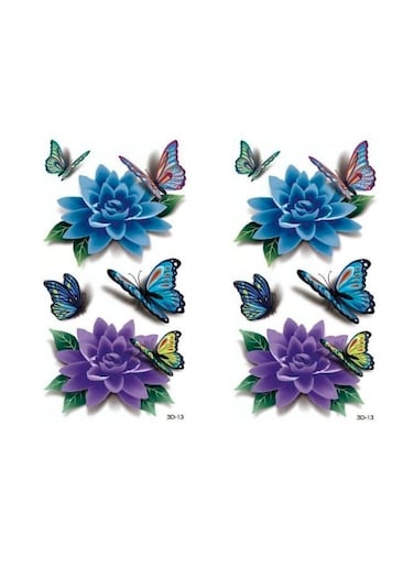 EasyLife 2 Pieces Temporary Tattoo Sticker Sheets