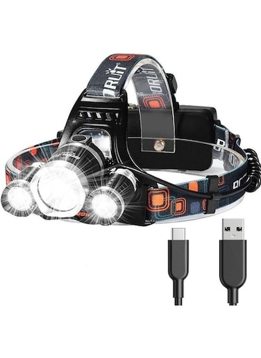 EasyLife Rechargeable Waterproof Adjustable Head Light For Outdoors Activities