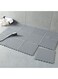 EasyLife 12 Pieces Rubber Flooring Interlocking Soft PVC Non-Slip Tile Splicing Waterproof Mat