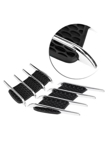 EasyLife Shark Gill Door Hood Fender Vent Side Flow Intake Air Net Grille Trim Cover Decal Auto Stickers For All Cars