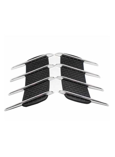 EasyLife 2 Pieces Car Exterior Decor Stickers Side Vent Air Flow Fender Car Exterior Sticker