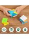 EasyLife 3 Pieces Speed Cube Set Stickerless Magic Cube Set Of 2x2x2 3x3x3 Pyramid Frosted Puzzle Cube