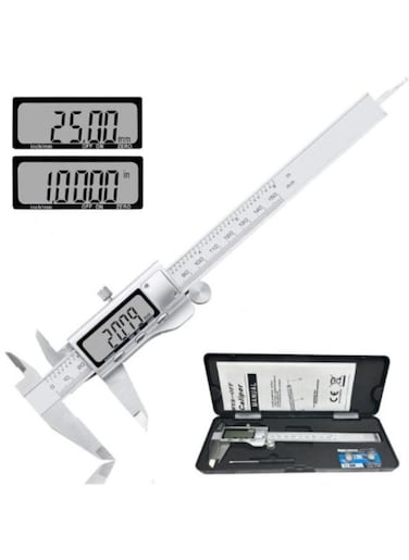 EasyLife Stainless Steel Caliper 150mm/0-6 Inch Measuring Tools With LCD Screen, inch/Metric Conversion