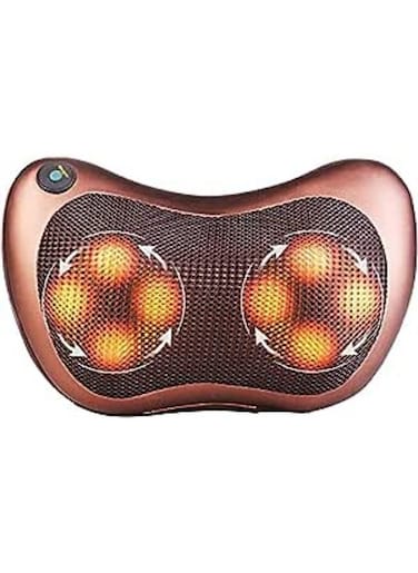 EasyLife Neck Massage Pillow And Shoulders, Abdomen, Legs Back Massager Relaxation By 8 Head With Magnet Vibrator Electric Heating Kneading Therapy