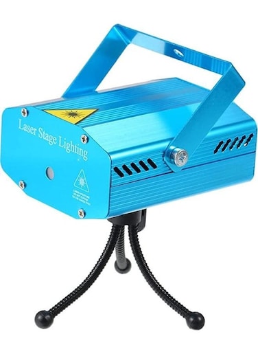 EasyLife Party Mini Laser Projector Stage Lighting Sound Activated Laser Light For Party And DJ With Mini-Tripod Stand