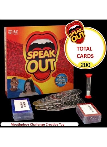 EasyLife Speak Out Game Toy For Kids Mouthpiece Challenge Creative Toy