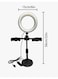 EasyLife Mobile Phone Live Selfie Ring ​Lights Lifting Stand Cell Phone External Flashes 6-Inch LED Double-Clamp Fill Light
