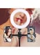 EasyLife Mobile Phone Live Selfie Ring ​Lights Lifting Stand Cell Phone External Flashes 6-Inch LED Double-Clamp Fill Light