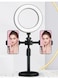 EasyLife Mobile Phone Live Selfie Ring ​Lights Lifting Stand Cell Phone External Flashes 6-Inch LED Double-Clamp Fill Light