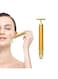 EasyLife Beauty Bar Gold Facial Massager For Lips Skin Care Electric T-Tool Face Lifting Anti-Wrinkle Firming Skin Firming