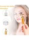 EasyLife Beauty Bar 24K Gold Pulse Facial Massager, T-Shaped Electric Facial Massager, Forehead Cheek Neck Arm Eye And Nose Massager Skin Care Tool