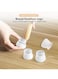 EasyLife 20 Pieces Chair Leg Furniture Silicone Covers Silicone Furniture Leg Covers Non-Slip Table Leg Floor Protector Chair Leg Pads Prevent Scratch And Noise