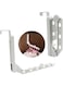 EasyLife Folding Door Hanger, Clothes Rail For Doors, Modern And Compact Folding Function