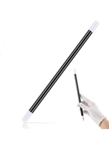EasyLife Magic Wand Plastic Black And White Spell Casting Stick Trick