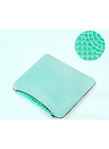 EasyLife Cooling Seat Gel Cushion For Desk Home Car Wheelchair Sciatica Tailbone And Back Pain Relief