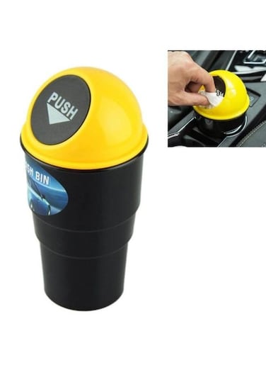 EasyLife Universal Car Trash Bin Car Garbage Can Rubbish Dust Case Holder Bin Automobile