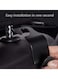EasyLife 4 Pieces Car Seat Headrest Hooks Universal Car Back Seat Organizer Hanger Storage Hook Black For Handbag, Purse, Grocery Bags