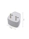 EasyLife 2 Pieces Universal Travel Power Adapter AC Power Plug Adapter