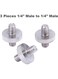 EasyLife 11 Pieces 1/4 Inch And 3/8 Inch Converter Screw Adapter Mount Set For Camera/Tripod/Monopod/Ballhead/Light Stand