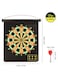 EasyLife Magnetic Dart Board Darts Double Sided Rollup Flocking Dartboards Darts Plate Of Safety Dart Safety Game Board For Indoor/Outdoor With 6 Darts
