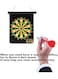 EasyLife Magnetic Dart Board Darts Double Sided Rollup Flocking Dartboards Darts Plate Of Safety Dart Safety Game Board For Indoor/Outdoor With 6 Darts