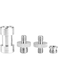 EasyLife 20 Pieces Camera Mount Screw Kit, Portable 1/4 Inch To 3/8 Inch, 1/4 To 1/4 Threaded Ring Screw Converter Threaded Adapter Accessory For DSLR, Flash, Light Stand, Tripod/Monopod/Ballhead