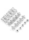 EasyLife 20 Pieces Camera Mount Screw Kit, Portable 1/4 Inch To 3/8 Inch, 1/4 To 1/4 Threaded Ring Screw Converter Threaded Adapter Accessory For DSLR, Flash, Light Stand, Tripod/Monopod/Ballhead