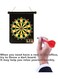 EasyLife Double Sided Professional Dart Boards For Adults And Kids, Man Cave Stuff Outdoor Game With 6 Steel Tip Darts, Indoor Leisure Sport In Office, Family