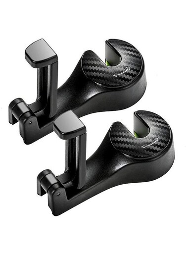 EasyLife 2-Piece Car Hook Rotation Organizer Universal Backseat Hook