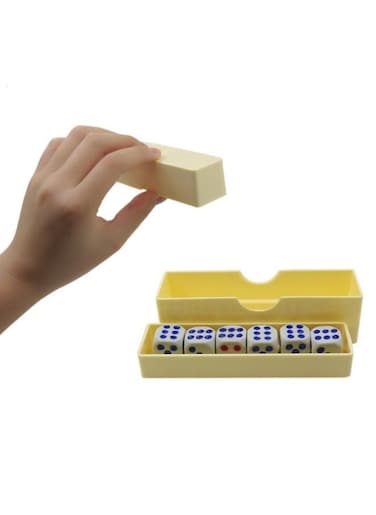 EasyLife Command Dice Instant Change Dice Golden Top Toys Magic Tricks