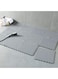 EasyLife 12 Pieces Rubber Flooring Interlocking Soft PVC Non-Slip Tile Splicing Waterproof Mat
