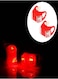 EasyLife 2 Pieces Bike Night Riding Caution Light Outdoor Cycling With 3 Lighting Mode