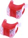 EasyLife 2 Pieces Bike Night Riding Caution Light Outdoor Cycling With 3 Lighting Mode