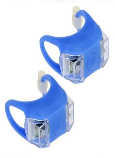 EasyLife 2 Pieces Bright Bike Lights Front Headlight Rear LED Tail Light With 3 Lightning Modes