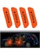 EasyLife 4 Pieces Car Door Open Warning Reflective Stickers, Night Visibility Auto Safety Prompt Decals