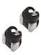 EasyLife 2 Pieces Bright Bike Lights Front Headlight Rear LED Tail Light With 3 Lightning Modes