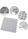 EasyLife 1 Set PVC Non-Slip Shower Mat Bathroom Square For Kitchen And Toilet