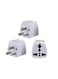 EasyLife 3 Pieces Universal 3 Pin AU White Travel adapter For Australia, New Zealand