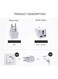 EasyLife Travel Power Adapter, Universal Type E/F 2-Pin Plug Adapter Outlet, Adaptor For USA To Europe, EU Socket 3 Pieces, Use In Norway, Korea, Spain, Greece, Russia, Iceland