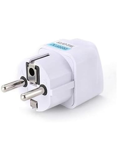 EasyLife Travel Power Adapter, Universal Type E/F 2-Pin Plug Adapter Outlet, Adaptor For USA To Europe, EU Socket 3 Pieces, Use In Norway, Korea, Spain, Greece, Russia, Iceland