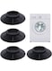 EasyLife 4 Pieces Anti Vibrant Rubber Feet Damper Pads, Anti Vibration Mat For Washing Machine And Dryer, Washing Machine Feet Pad