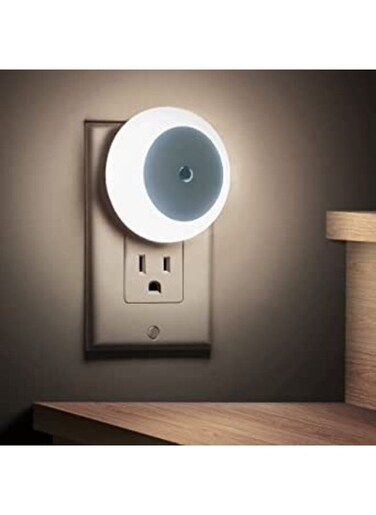 EasyLife Night Light Plug into Wall, Nightlight With Dusk To Dawn Sensor, 0.5W LED Night Light For Kids Room, Baby Night Light, Bathroom Night Light, Stair Lights, Hallway Light