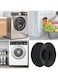 EasyLife 4 Pcs Washing Machine Foot Pads Anti Vibration Rubber Feet Anti-Slip Anti Shock Mat Universal For Washer Dryers Noise Dampening